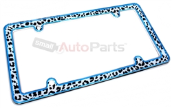 Leopard Print License Plate Frame