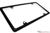 Matte Black Metal License Plate Frame