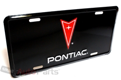 Pontiac Aluminum License Plate