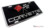 Chevy Corvette Aluminum License Plate