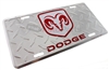 Dodge Aluminum License Plate