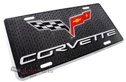 Chevy Corvette Aluminum License Plate