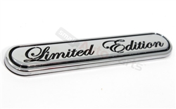 Chrome Limited Edition Stick On Emblem