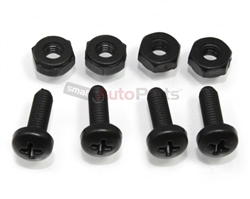 Matte Black License Plate Screws