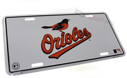 Baltimore Orioles MLB Aluminum License Plate Tag