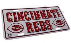Cincinnati Reds MLB Aluminum License Plate Tag