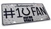 Indianapolis Colts #1 Fan NFL Aluminum License Plate Tag