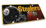 Pittsburgh Steelers #1 Fan NFL Aluminum License Plate Tag