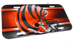 Cincinnati Bengals NFL Plastic License Plate Tag