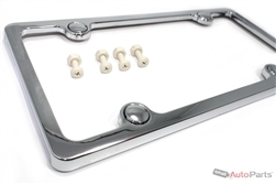 Chrome Plastic ABS License Plate Frame