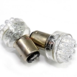 2 x White 1157 LED Bulbs