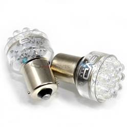2 x White 1156 LED Bulbs