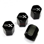 Buick GNX Logo Black ABS Tire Valve Stem Caps