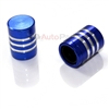 Blue Billet Aluminum Tire Valve Stem Caps