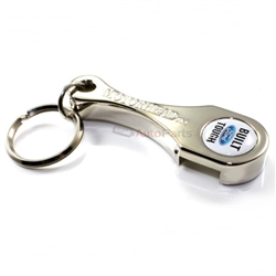 Ford Built Tough Logo Connecting Rod & Bottle Opener Key Chain