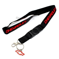 Chevy Bowtie Logo Lanyard and Key Chain