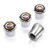 Chrysler Logo Chrome Tire Valve Stem Caps