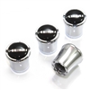 Hemi Logo Chrome Tire Valve Stem Caps