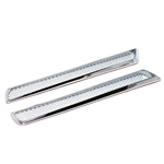 Premium Elegant Chrome Fenders or Bumper Mesh Stick-On Vents