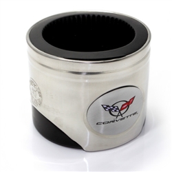 Chevy Corvette C5 Logo Piston Shaped Can Cooler