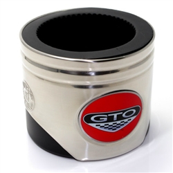 Pontiac GTO Logo Piston Shaped Can Cooler