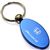 Blue Aluminum Metal Oval Honda Accord Logo Key Chain Fob Chrome Ring