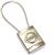 Nissan Logo Metal Silver Chrome Cable Car Key Chain Ring Fob