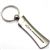 Chevrolet Camaro Logo Metal Silver Chrome Blade Car Key Chain Ring Fob