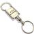 Chevrolet Silverado Logo Metal Satin Chrome Valet Pull Apart Key Chain Ring Fob