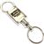 Jeep Grille Logo Metal Satin Chrome Valet Pull Apart Key Chain Ring Fob