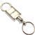 Chrysler Logo Metal Satin Chrome Valet Pull Apart Key Chain Ring Fob