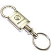 Mercury Logo Metal Satin Chrome Valet Pull Apart Key Chain Ring Fob