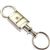 Acura Logo Metal Satin Chrome Valet Pull Apart Key Chain Ring Fob