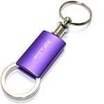 Dodge SRT8 Purple Logo Metal Aluminum Valet Pull Apart Key Chain Ring Fob