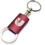 Dodge Cummins Red Burgundy Logo Metal Aluminum Valet Pull Apart Key Chain Ring
