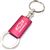 Chevrolet Bowtie Pink Logo Metal Aluminum Valet Pull Apart Key Chain Ring Fob