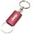 Jeep Red Burgundy Logo Metal Aluminum Valet Pull Apart Key Chain Ring Fob