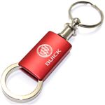 Buick Red Logo Metal Aluminum Valet Pull Apart Key Chain Ring Fob