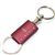 Lincoln Red Burgundy Logo Metal Aluminum Valet Pull Apart Key Chain Ring Fob