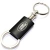 Land Rover Black Logo Metal Aluminum Valet Pull Apart Key Chain Ring Fob