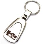 Genuine Hummer H3 Logo Metal Chrome Tear Drop Key Chain Ring Fob