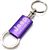 Jeep Wrangler Purple Logo Metal Aluminum Valet Pull Apart Key Chain Ring Fob