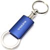 Volvo Navy Blue Logo Metal Aluminum Valet Pull Apart Key Chain Ring Fob