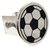 Chrome Soccer Ball Tow 2" Receiver Hitch Cover Real Stainless Steel Plug 