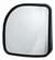 3-1/4"x3" Stick On Blind Spot Glass Wide Side View Angle Mirror for Truck-Van-RV