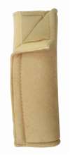Premium Taupe Tan Ultra-Soft Seat Belt Cover Shoulder Pad for Car-Truck-Auto