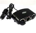 12V Triple Socket Cigarette Lighter Ports Adapter/Splitter for Auto-Car-Truck