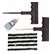 Professional Radial Tire Repair Kit - Patch Strings/Rasp, Inserting Tool/Cement