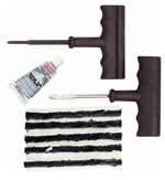 Professional Radial Tire Repair Kit - Patch Strings/Rasp, Inserting Tool/Cement