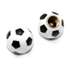 2 Soccer Ball Tire/Wheel Air Stem Valve Caps for Bike-Motorcycle